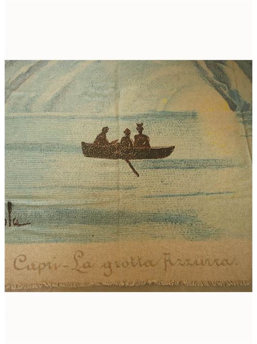 Blue Grotto Cashmere and Wool Throw  Laboratorio Capri Exclusive (200x150 cm) Laboratorio Capri | PLAIDGROTTAAZZURRA